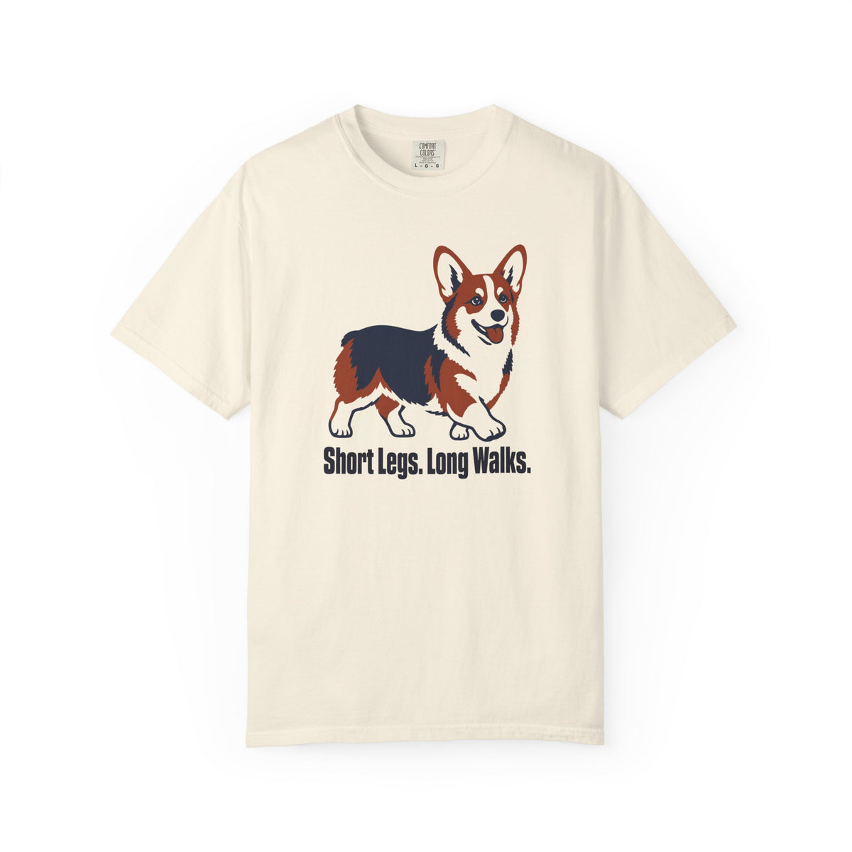 Short Legs Long Walks Corgi Dad T-Shirt