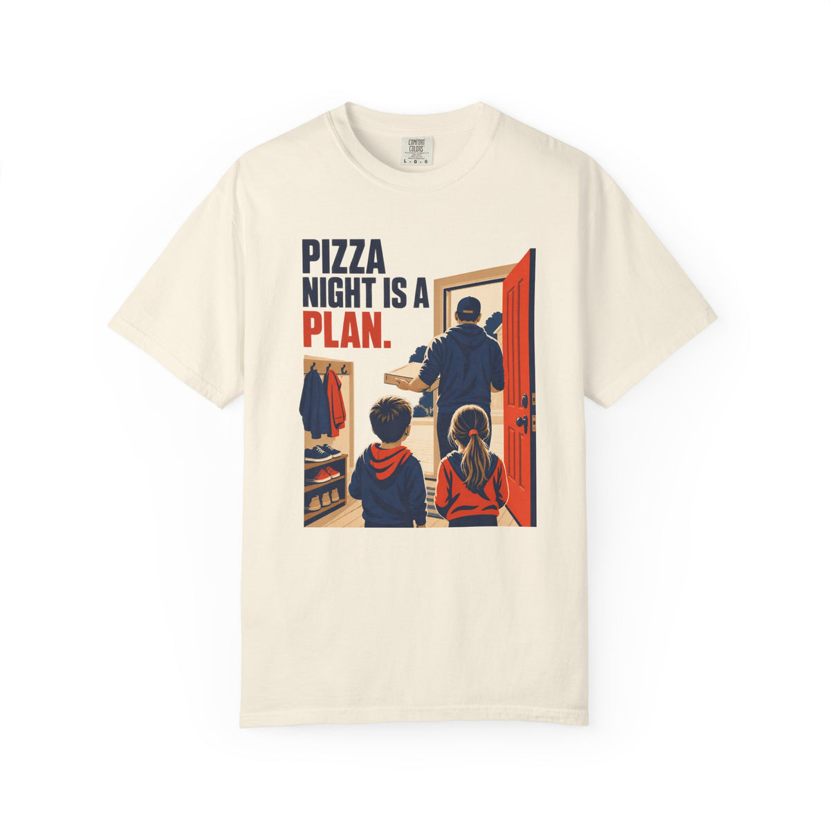 Pizza Night Is A Plan T-Shirt — Family Pizza Night Tee