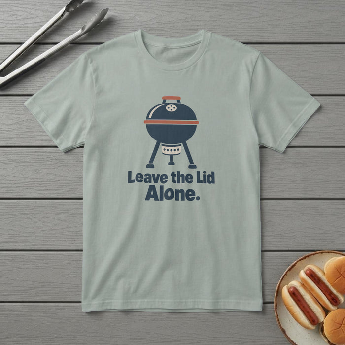 Grill Master T‑Shirt — "Leave the Lid Alone." BBQ Graphic Tee