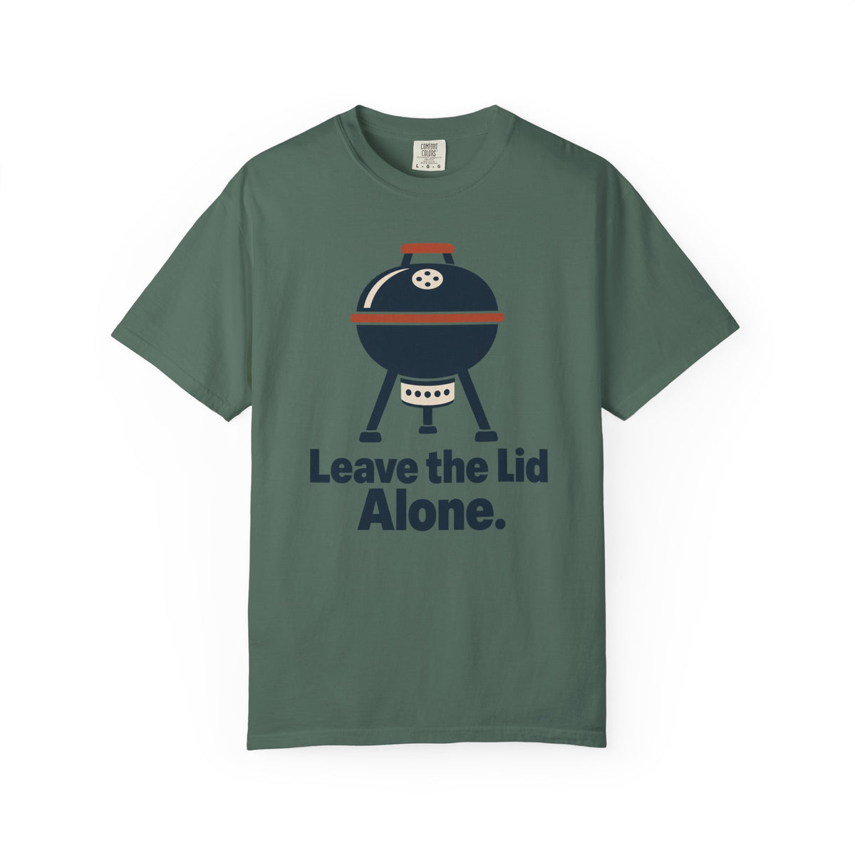 Grill Master T‑Shirt — "Leave the Lid Alone." BBQ Graphic Tee