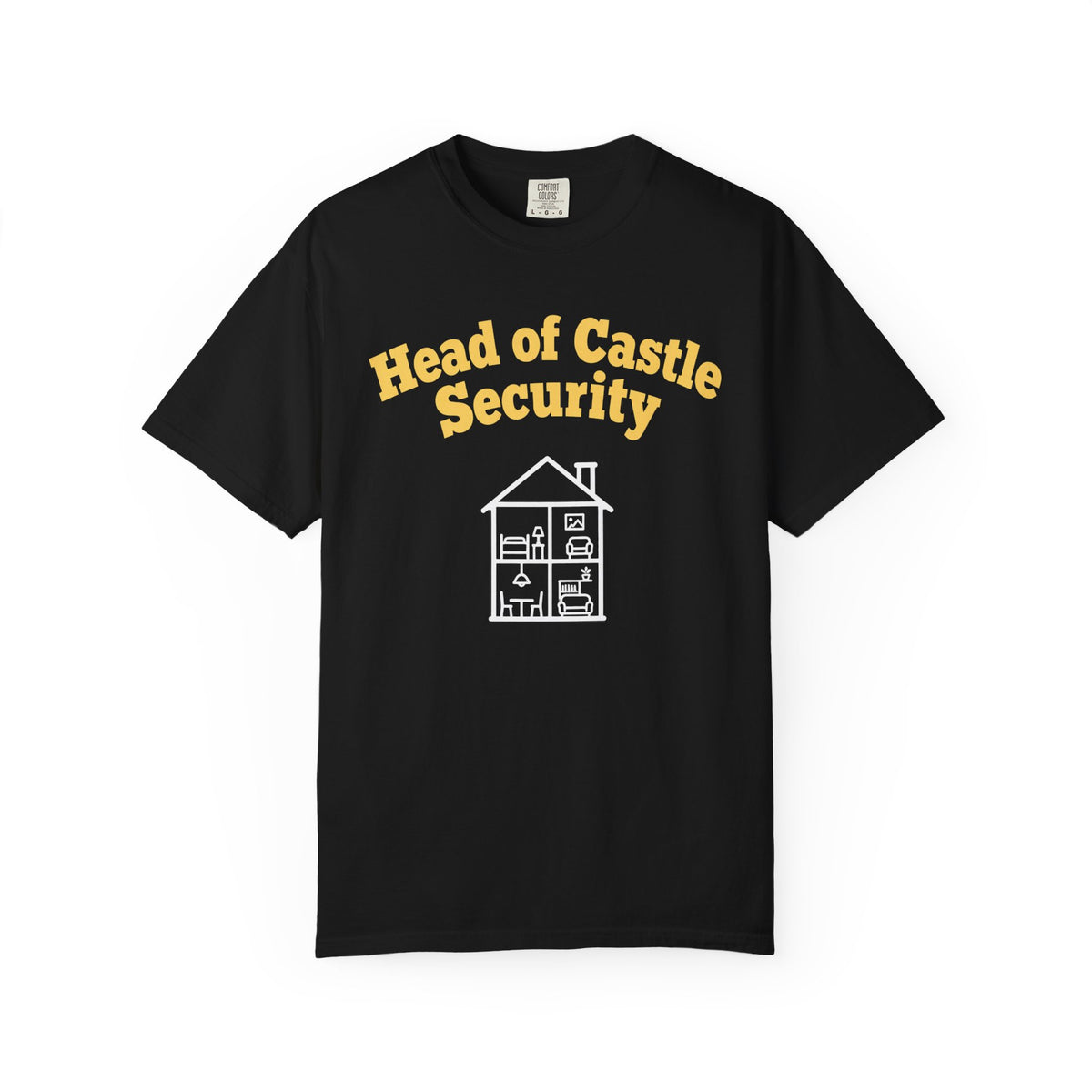 Head of Castle Security Dad of Girls T-Shirt