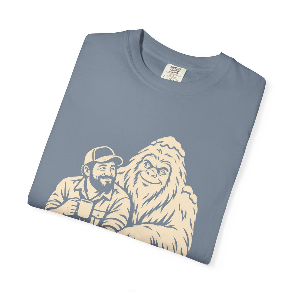 Cold Feet Cured Sasquatch Christmas T-Shirt for Dad