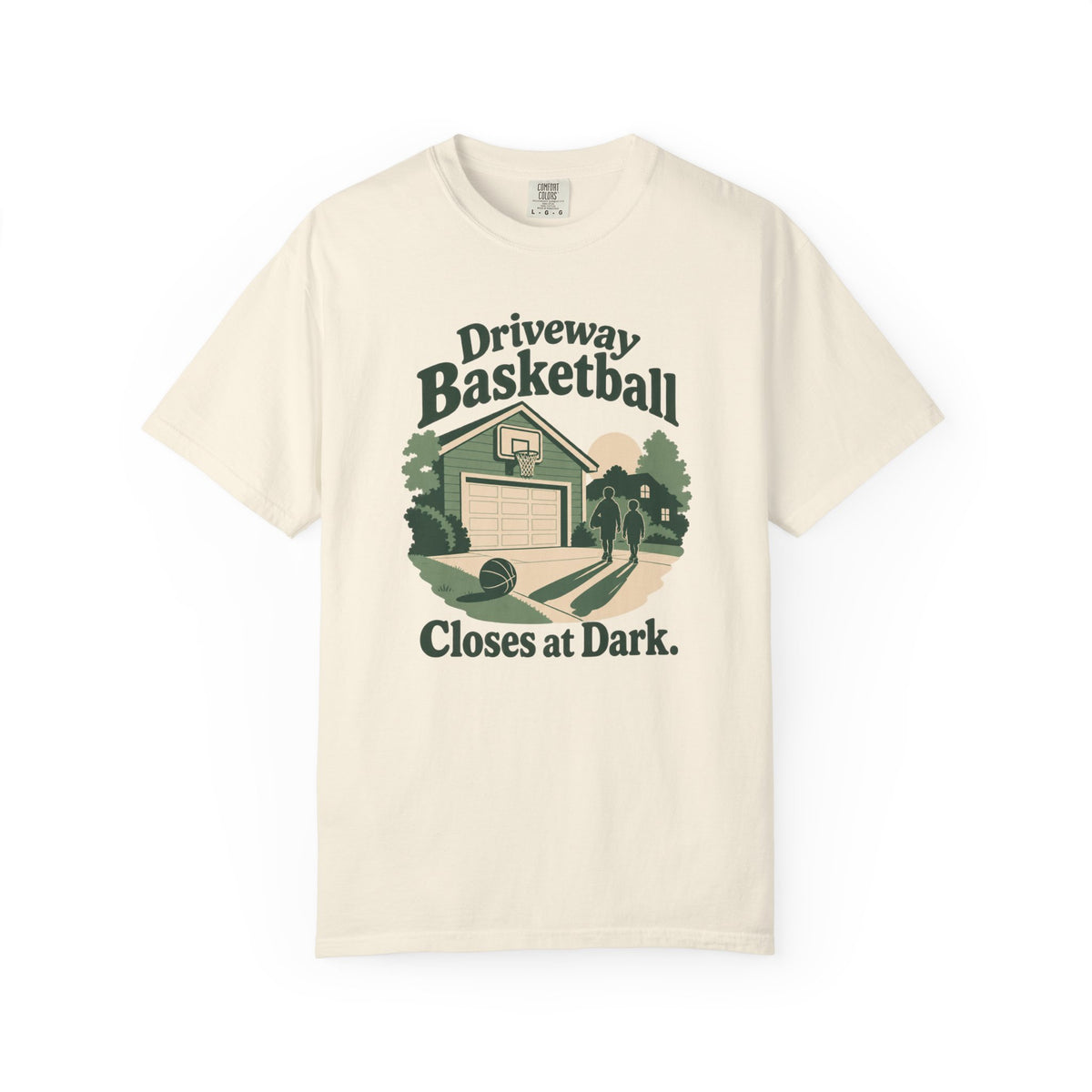 Driveway Basketball Closes at Dark T-Shirt