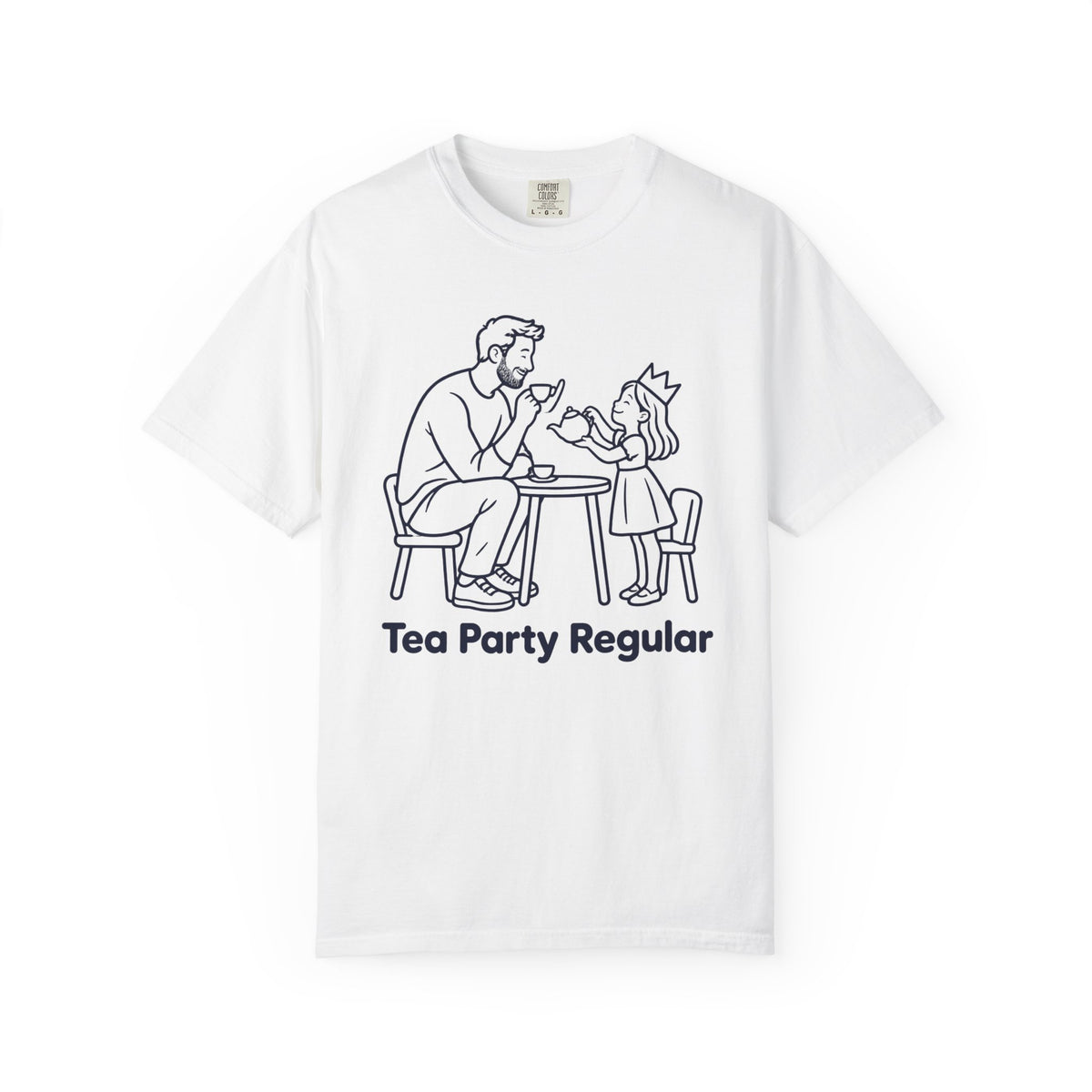 Tea Party Regular Dad of Girls T-Shirt