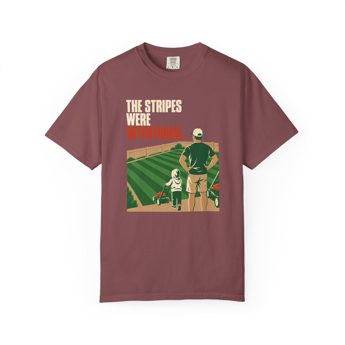 Dad & Kid T-Shirt – “The Stripes Were intentional”  Tee