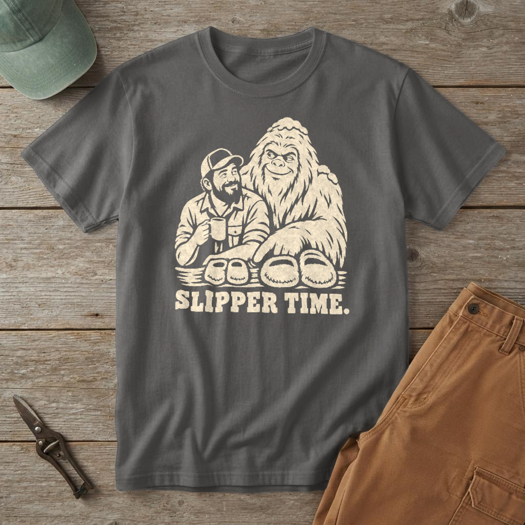 Cold Feet Cured Sasquatch Christmas T-Shirt for Dad